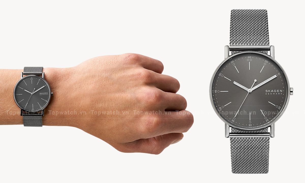 Đồng hồ Nam Skagen Signatur Quartz Grey Dial SKW6577