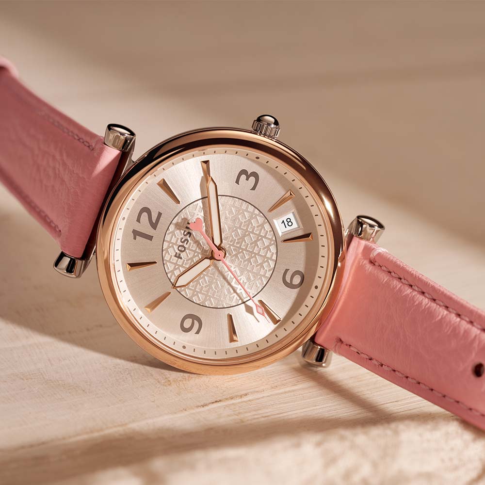 Đồng hồ Fossil Nữ ES5160 Dây Da 35mm Đồng hồ Fossil Nữ ES5160 Dây Da 35mm - Ảnh 2