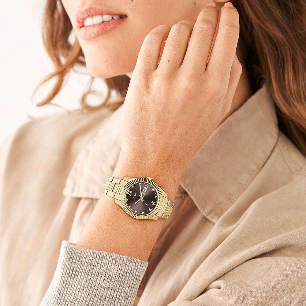 Đồng hồ Fossil Nữ ES5206 Dây Kim Loại 32mm Đồng hồ Fossil Nữ ES5206 Dây Kim Loại 32mm - Ảnh 4