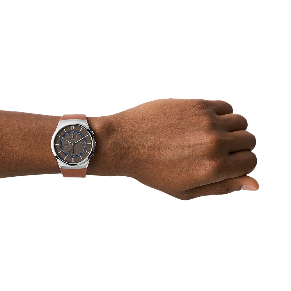 Đồng hồ Skagen Nam SKW6805 Dây Da 42mm Đồng hồ Skagen Nam SKW6805 Dây Da 42mm - Ảnh 4