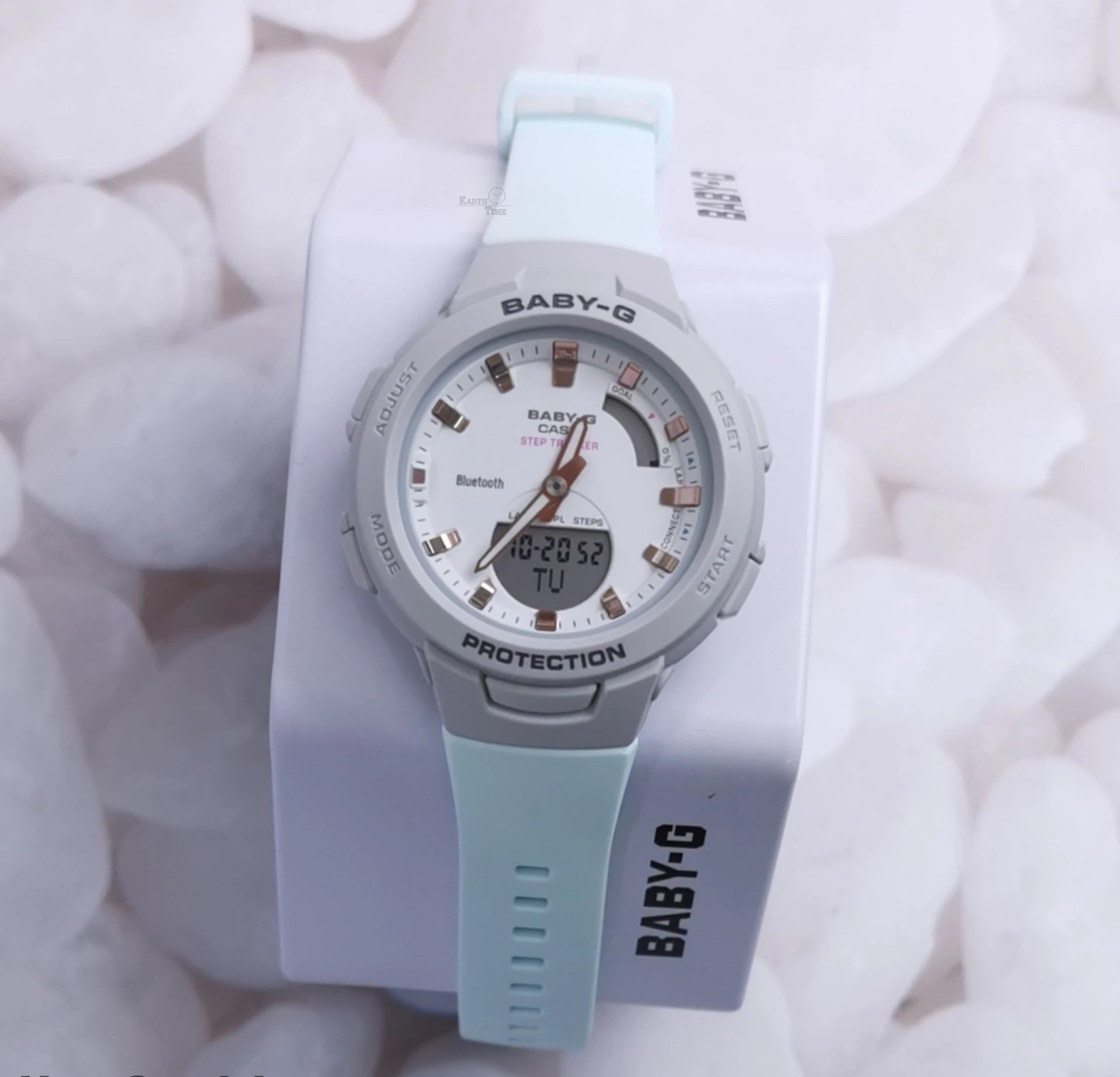 Đồng hồ Casio Unisex BSA-B100MC-8ADR Dây Cao Su 49.6mmx41.4mm Đồng hồ Casio Unisex BSA-B100MC-8ADR Dây Cao Su 49.6mmx41.4mm - Ảnh 4
