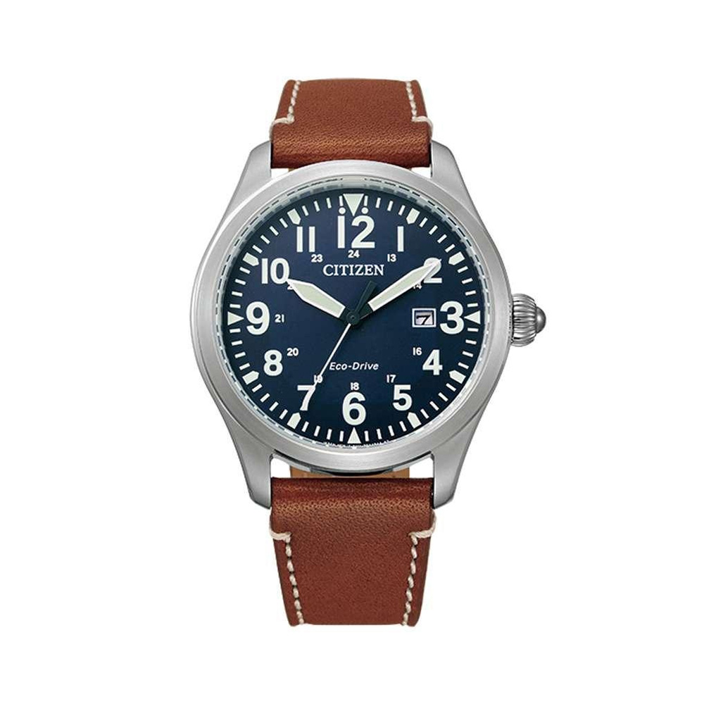 Đồng hồ Citizen Nam BM6838-33L Dây Da 42mm Đồng hồ Citizen Nam BM6838-33L Dây Da 42mm - Ảnh 5