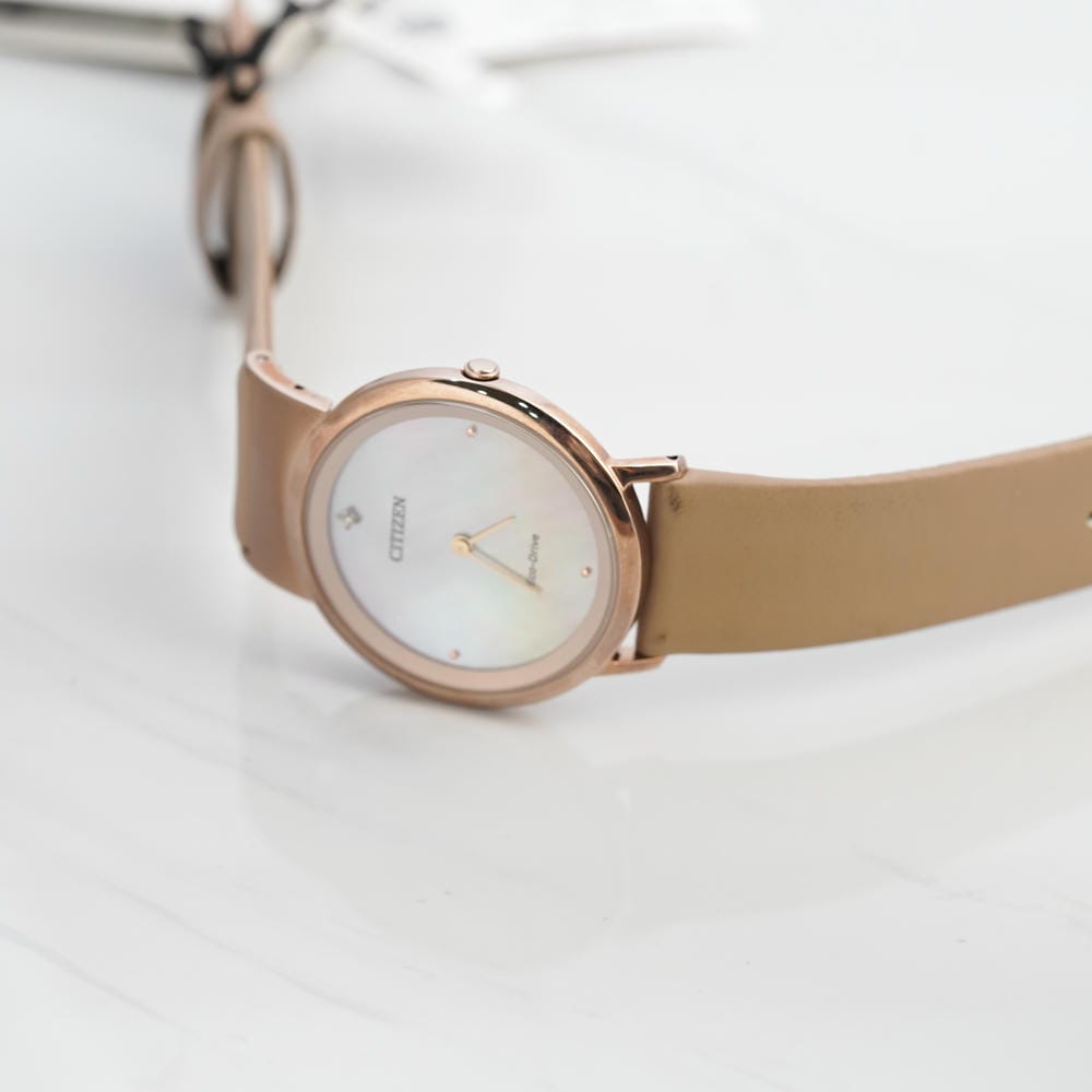 Đồng hồ Citizen Nữ EG7073-16Y Dây Da 31mm Đồng hồ Citizen Nữ EG7073-16Y Dây Da 31mm - Ảnh 6
