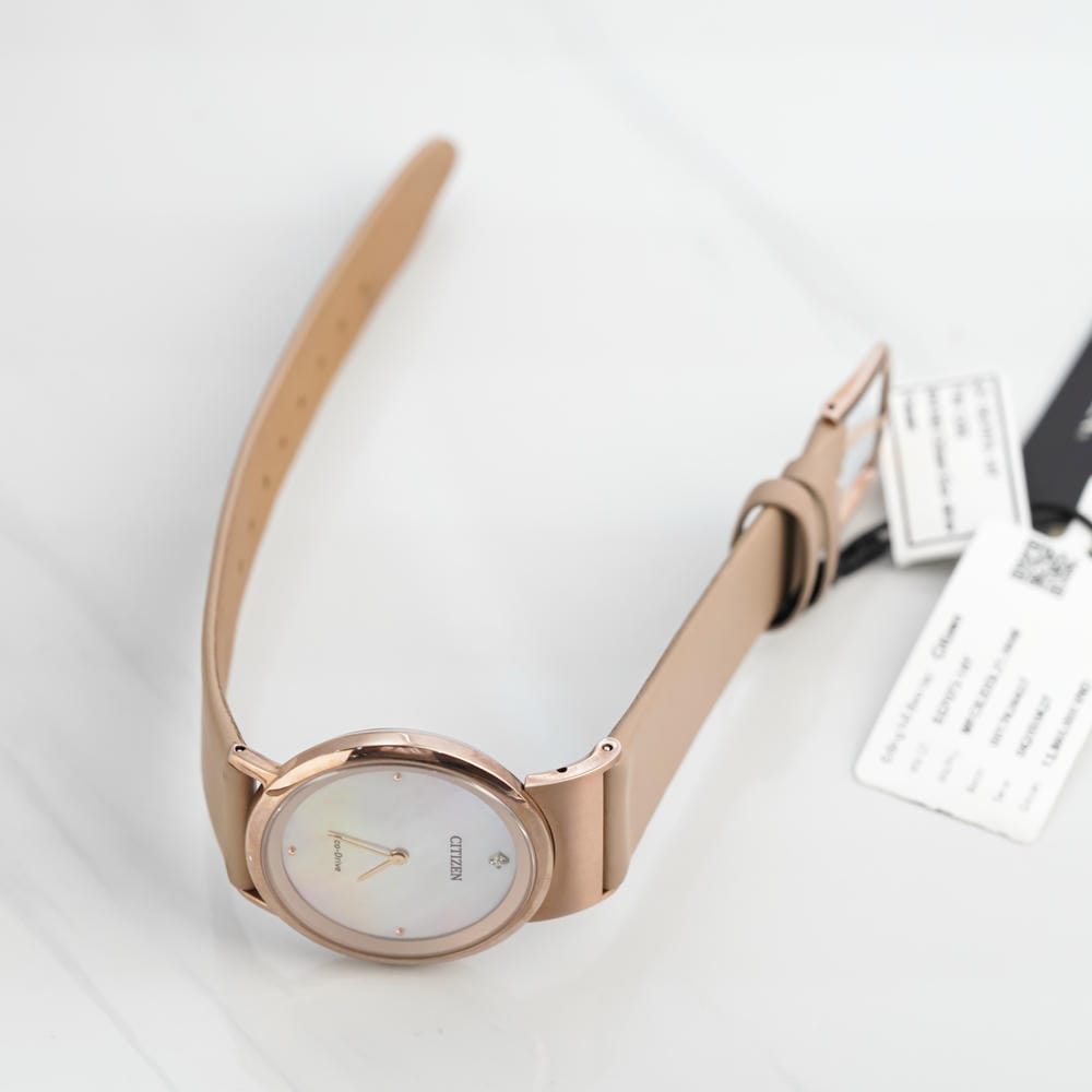 Đồng hồ Citizen Nữ EG7073-16Y Dây Da 31mm Đồng hồ Citizen Nữ EG7073-16Y Dây Da 31mm - Ảnh 4