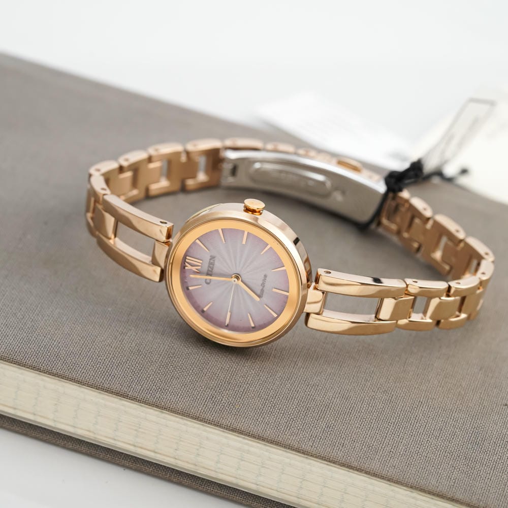 Đồng hồ Citizen Nữ EM0809-83Z Dây Kim Loại 28mm Đồng hồ Citizen Nữ EM0809-83Z Dây Kim Loại 28mm - Ảnh 6
