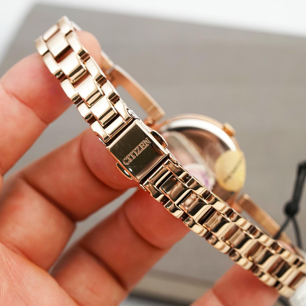 Đồng hồ Citizen Nữ EM0809-83Z Dây Kim Loại 28mm Đồng hồ Citizen Nữ EM0809-83Z Dây Kim Loại 28mm - Ảnh 3