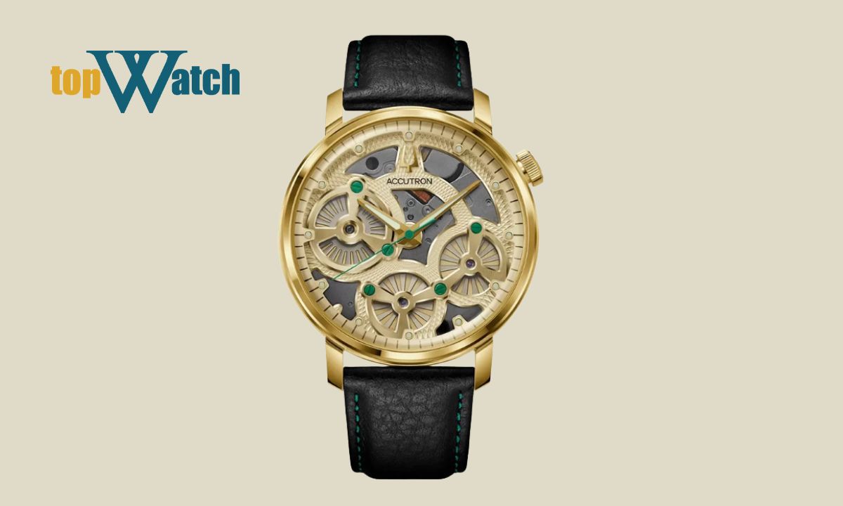 Gợi ý 13 mẫu đồng hồ Bulova nam dây da đẹp, trẻ trung đáng mua Đồng Hồ Bulova Accutron Electrostatic Movement Spaceview Evolution 27A205A
