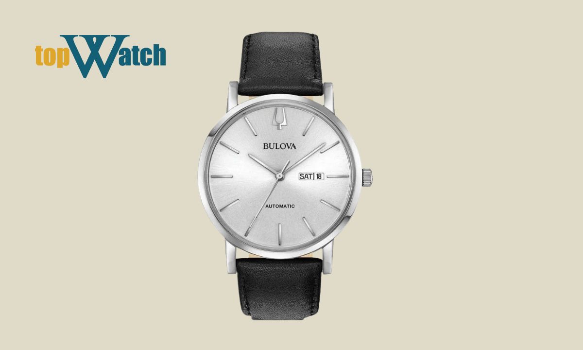 Gợi ý 13 mẫu đồng hồ Bulova nam dây da đẹp, trẻ trung đáng mua Đồng Hồ Bulova Nam Automatic 96C130