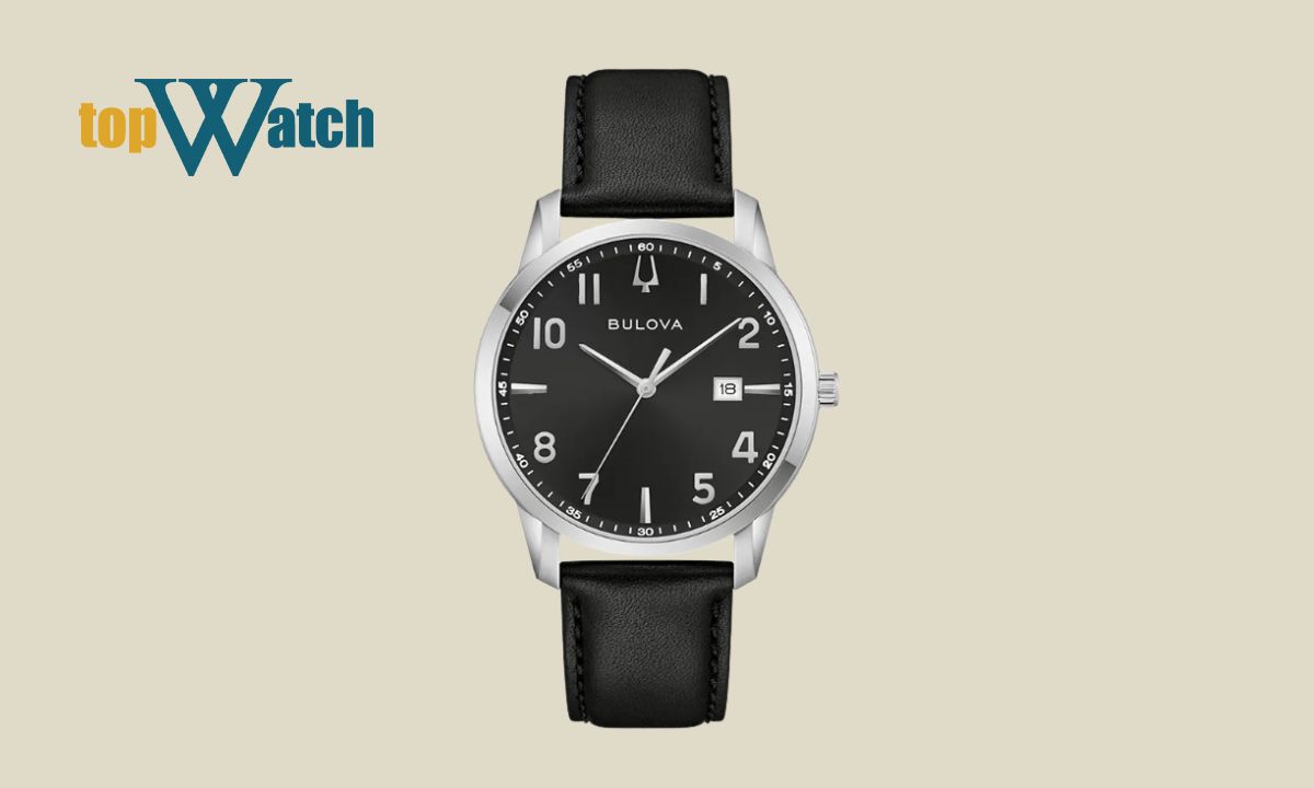 Gợi ý 13 mẫu đồng hồ Bulova nam dây da đẹp, trẻ trung đáng mua Đồng Hồ Bulova Nam Dây Da Classic 96B473