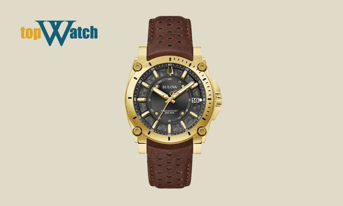 Gợi ý 13 mẫu đồng hồ Bulova nam dây da đẹp, trẻ trung đáng mua Đồng Hồ Bulova Nam Dây Da Icon Precisionist 97B216