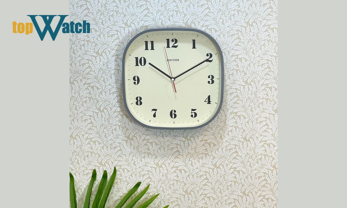 Đồng Hồ Treo Tường Hình Vuông Rhythm CMG632NR08