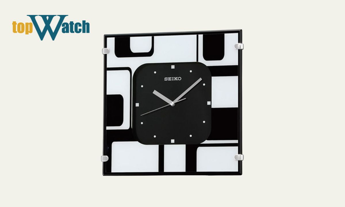 Đồng Hồ Treo Tường Hình Vuông Seiko QXA475K