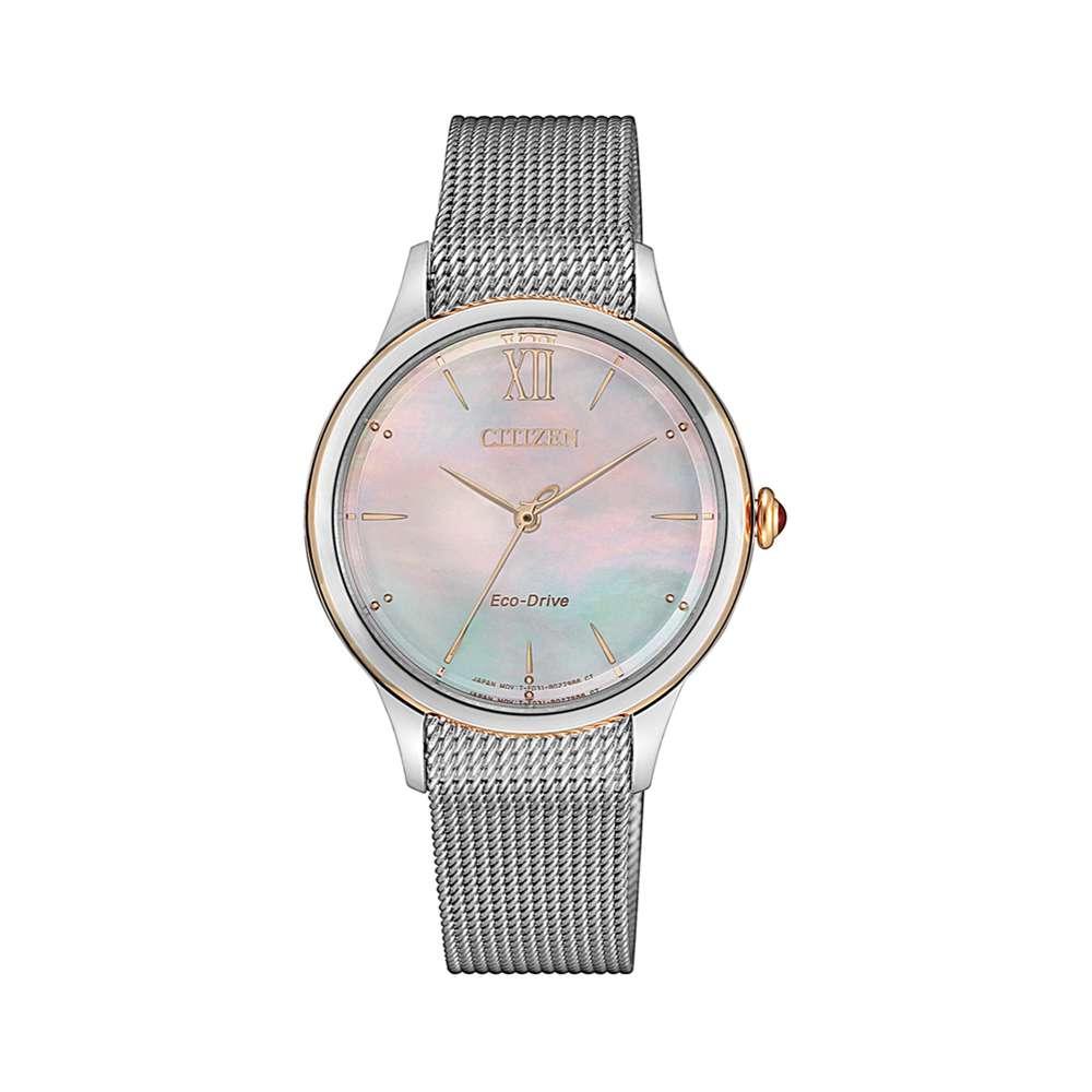 Đồng hồ Citizen Nữ EM0816-88Y Dây Mesh 32mm Đồng hồ Citizen Nữ EM0816-88Y Dây Mesh 32mm - Ảnh 3