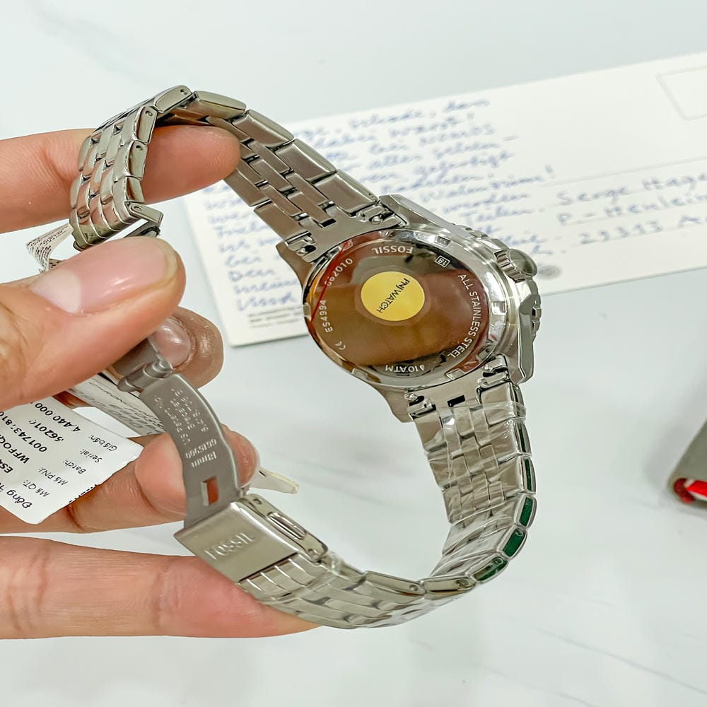 Đồng hồ Fossil Nữ ES4994 Dây Kim Loại 36mm Đồng hồ Fossil Nữ ES4994 Dây Kim Loại 36mm - Ảnh 3