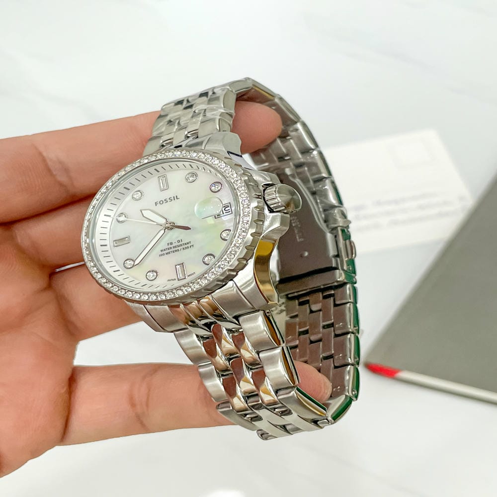 Đồng hồ Fossil Nữ ES4994 Dây Kim Loại 36mm Đồng hồ Fossil Nữ ES4994 Dây Kim Loại 36mm - Ảnh 2