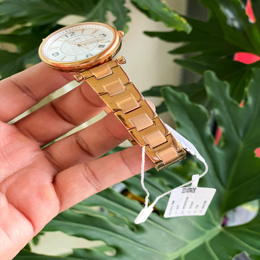 Đồng hồ Fossil Nữ ES5158 Dây Thép Không Gỉ 35mm Đồng hồ Fossil Nữ ES5158 Dây Thép Không Gỉ 35mm - Ảnh 5