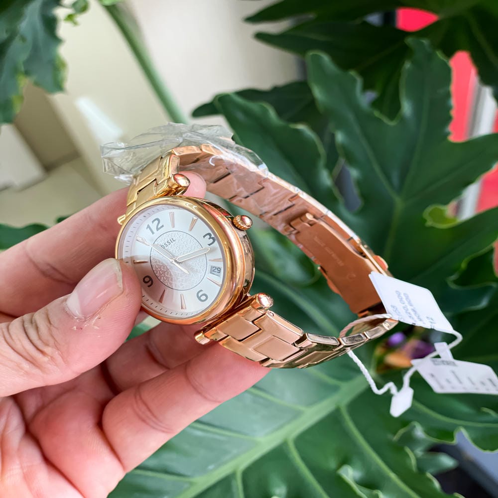 Đồng hồ Fossil Nữ ES5158 Dây Thép Không Gỉ 35mm Đồng hồ Fossil Nữ ES5158 Dây Thép Không Gỉ 35mm - Ảnh 2