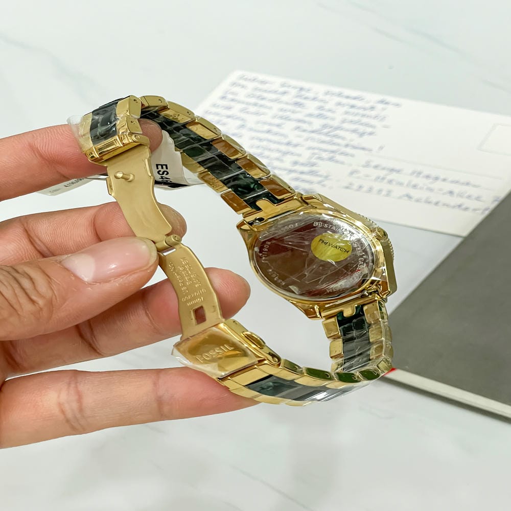 Đồng hồ Fossil Nữ ES4676 Dây Thép Không Gỉ 32mm Đồng hồ Fossil Nữ ES4676 Dây Thép Không Gỉ 32mm - Ảnh 3