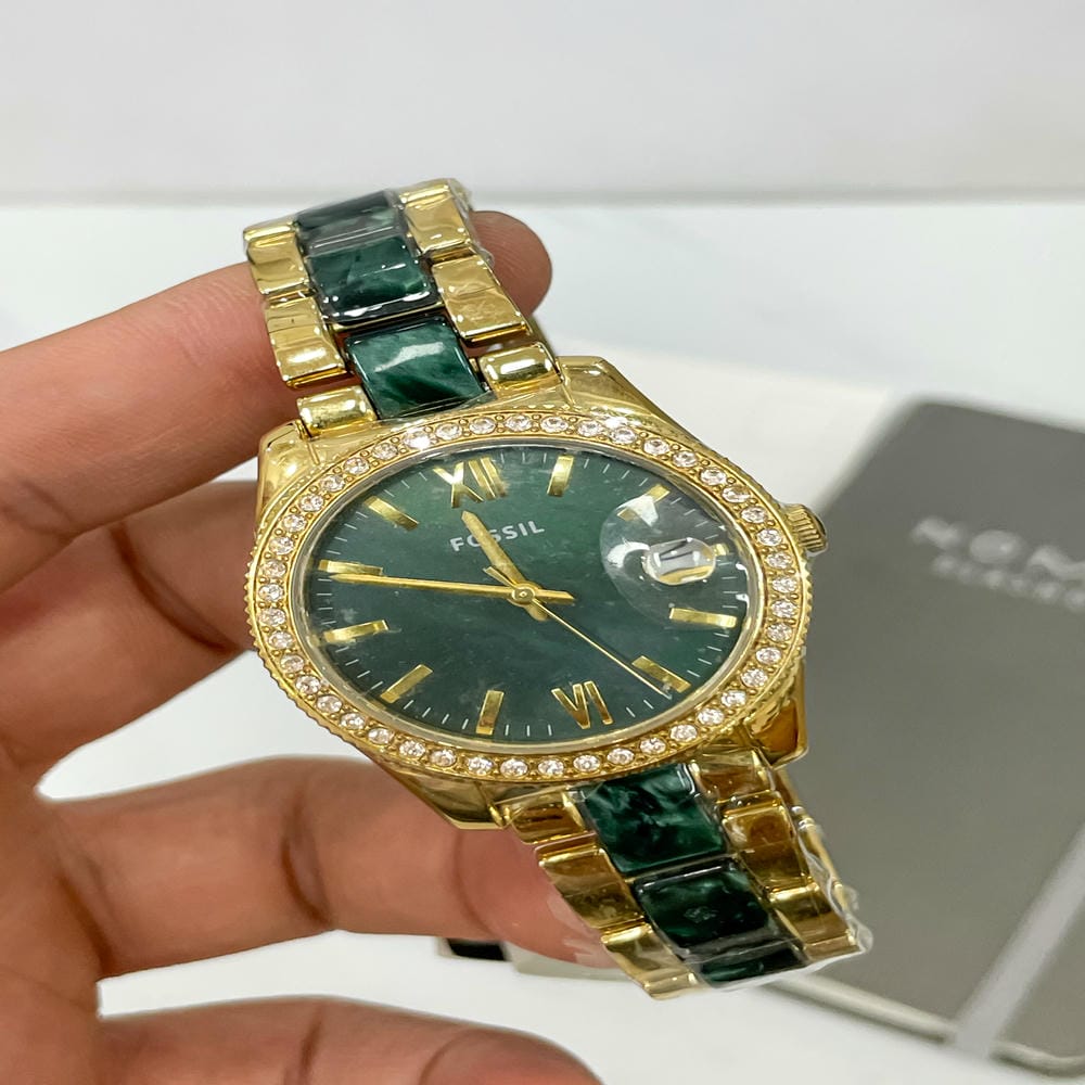 Đồng hồ Fossil Nữ ES4676 Dây Thép Không Gỉ 32mm Đồng hồ Fossil Nữ ES4676 Dây Thép Không Gỉ 32mm - Ảnh 2