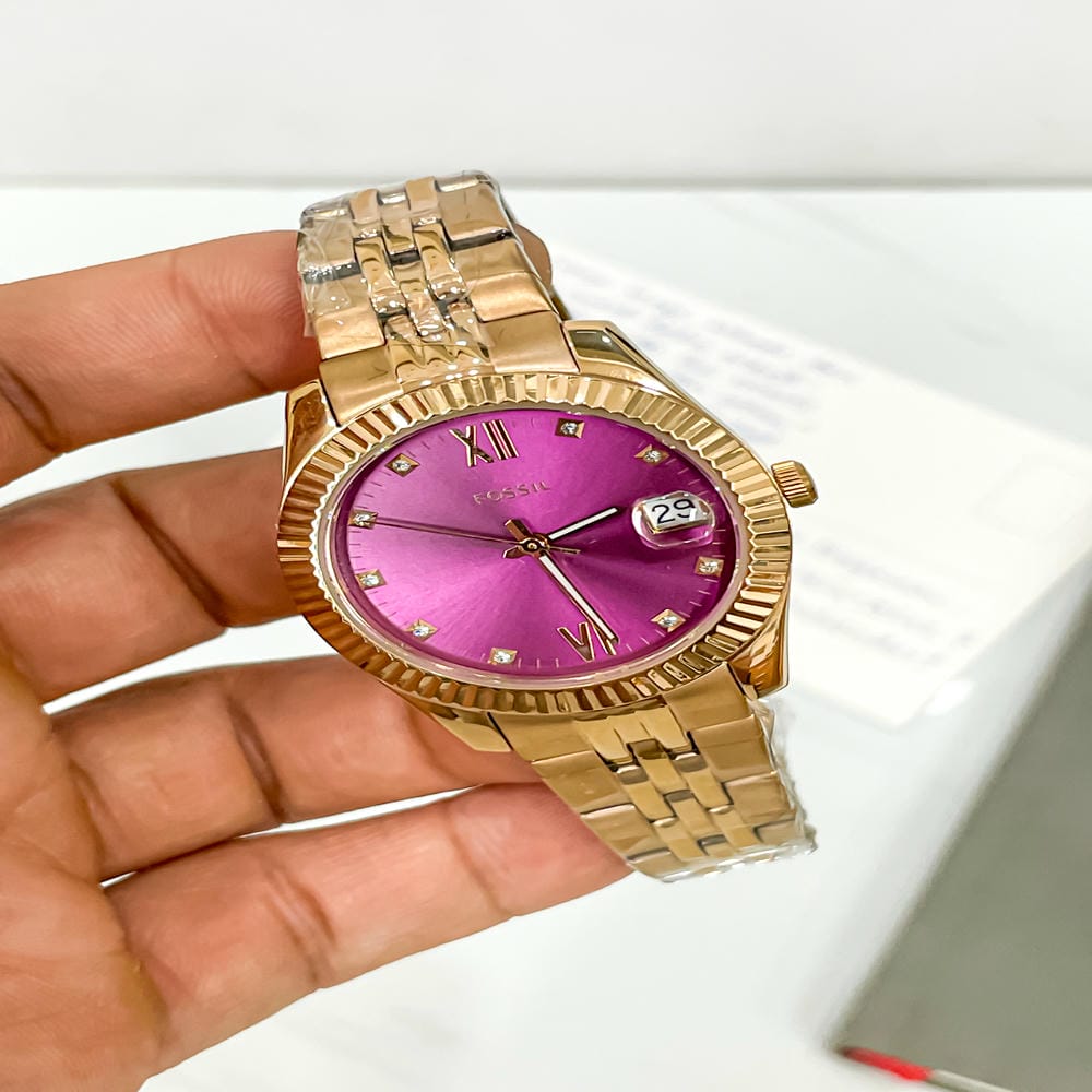 Đồng hồ Fossil Nữ ES4900 Dây Thép Không Gỉ 32mm Đồng hồ Fossil Nữ ES4900 Dây Thép Không Gỉ 32mm - Ảnh 6