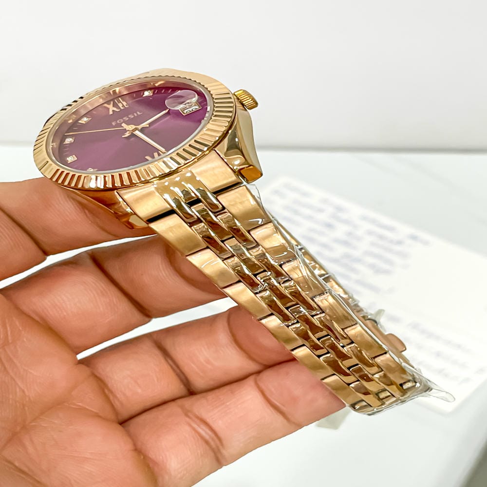 Đồng hồ Fossil Nữ ES4900 Dây Thép Không Gỉ 32mm Đồng hồ Fossil Nữ ES4900 Dây Thép Không Gỉ 32mm - Ảnh 5
