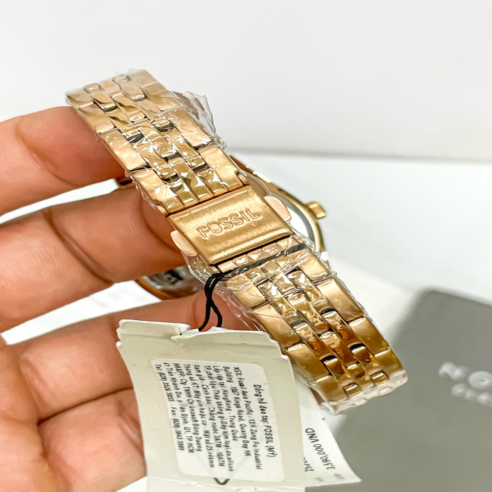 Đồng hồ Fossil Nữ ES4900 Dây Thép Không Gỉ 32mm Đồng hồ Fossil Nữ ES4900 Dây Thép Không Gỉ 32mm - Ảnh 4