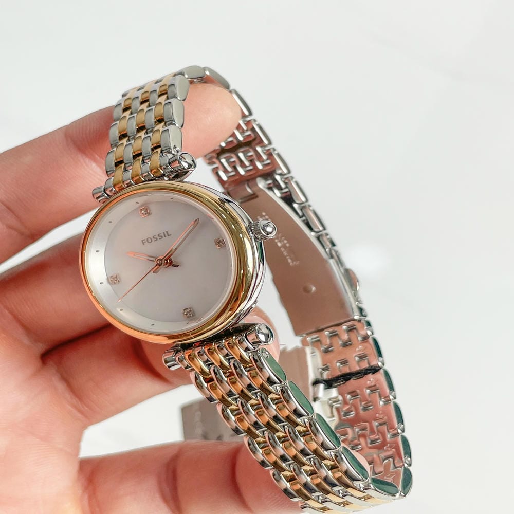 Đồng hồ Fossil Nữ ES4431 Dây Thép Không Gỉ 29mm Đồng hồ Fossil Nữ ES4431 Dây Thép Không Gỉ 29mm - Ảnh 2