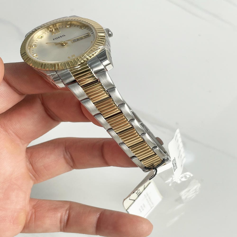 Đồng hồ Fossil Nữ ES5198 Dây Kim Loại 32mm Đồng hồ Fossil Nữ ES5198 Dây Kim Loại 32mm - Ảnh 5