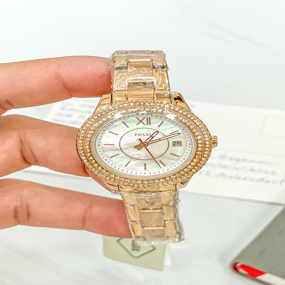 Đồng hồ Fossil Nữ ES5136 Dây Kim Loại 30mm Đồng hồ Fossil Nữ ES5136 Dây Kim Loại 30mm - Ảnh 6