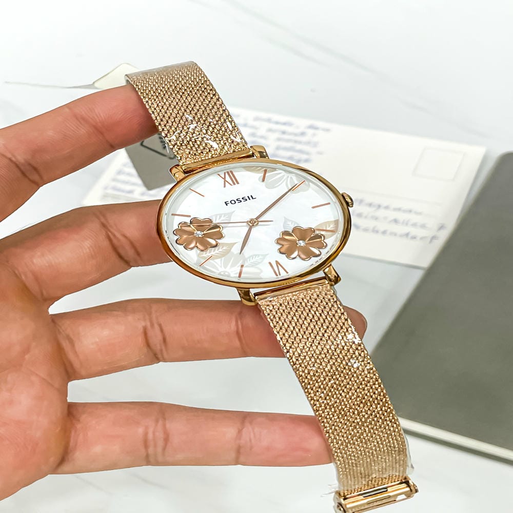 Đồng hồ Fossil Nữ ES4534 Dây Thép Không Gỉ 36mm Đồng hồ Fossil Nữ ES4534 Dây Thép Không Gỉ 36mm - Ảnh 6