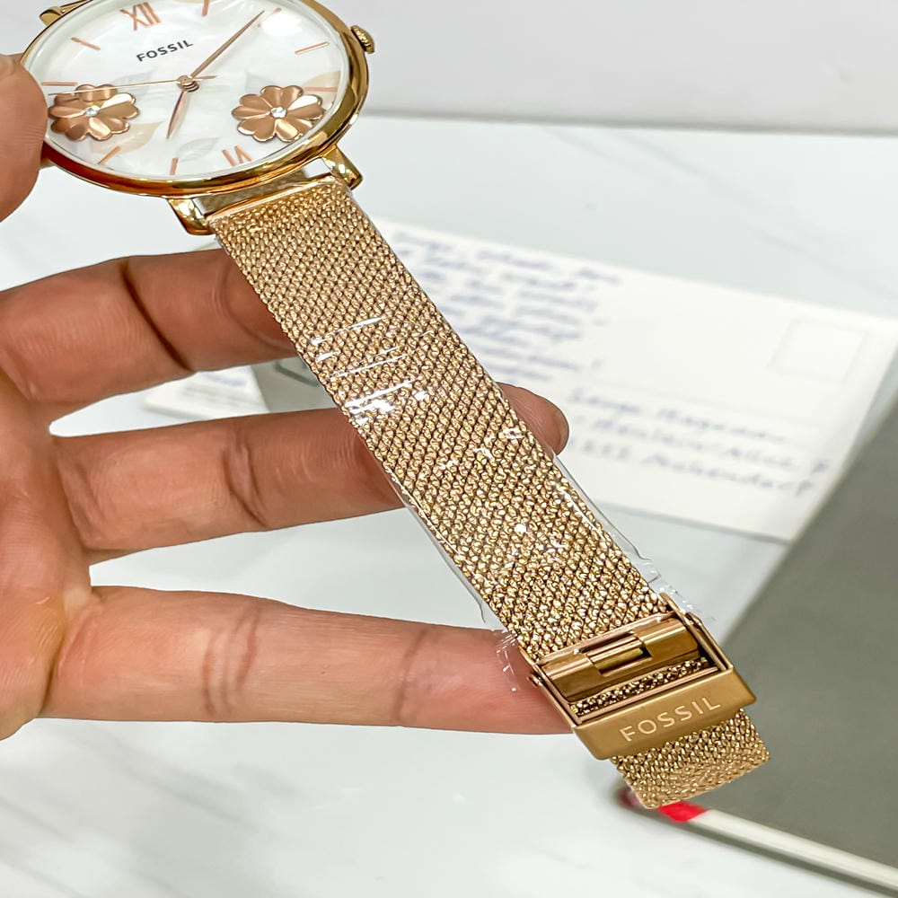 Đồng hồ Fossil Nữ ES4534 Dây Thép Không Gỉ 36mm Đồng hồ Fossil Nữ ES4534 Dây Thép Không Gỉ 36mm - Ảnh 5