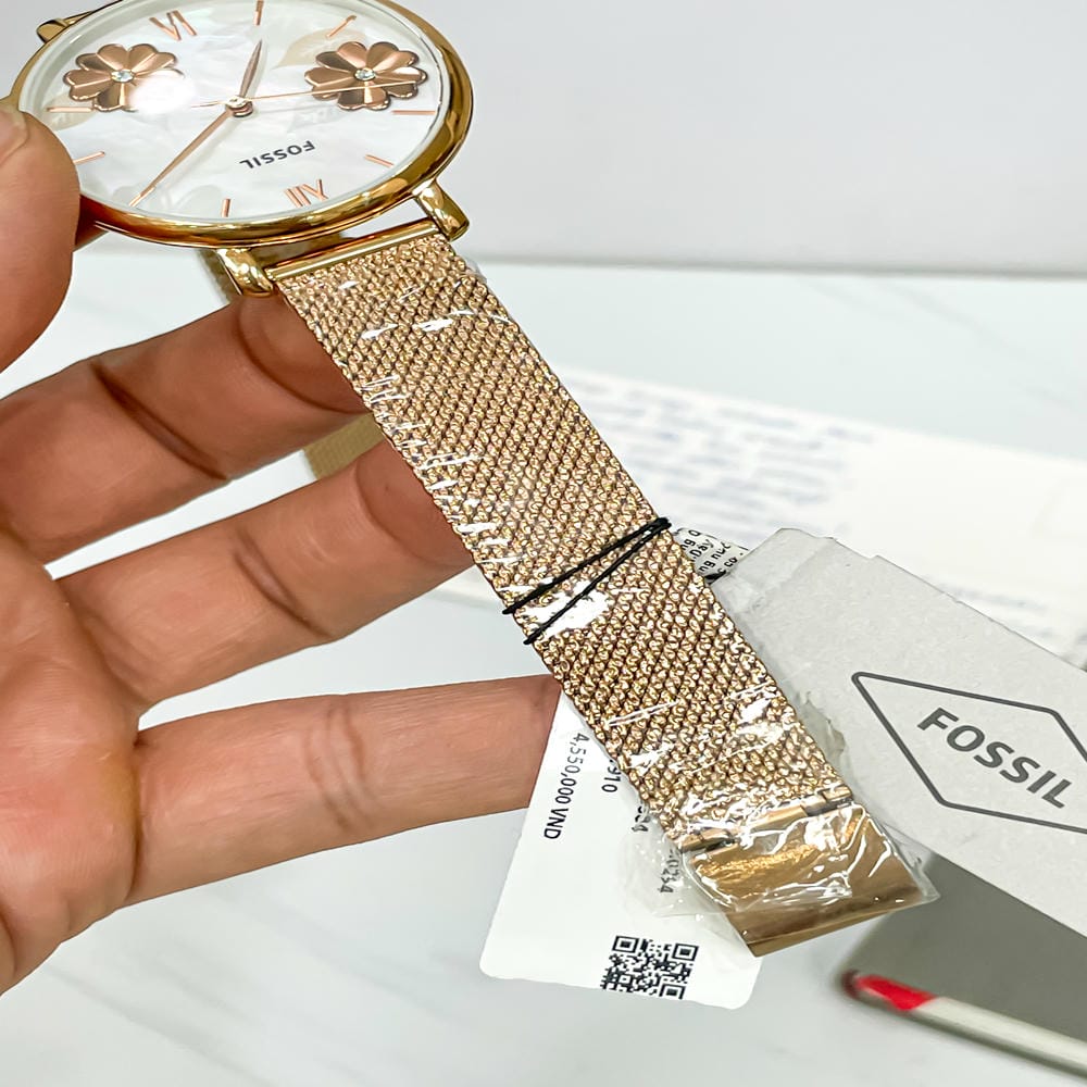Đồng hồ Fossil Nữ ES4534 Dây Thép Không Gỉ 36mm Đồng hồ Fossil Nữ ES4534 Dây Thép Không Gỉ 36mm - Ảnh 4