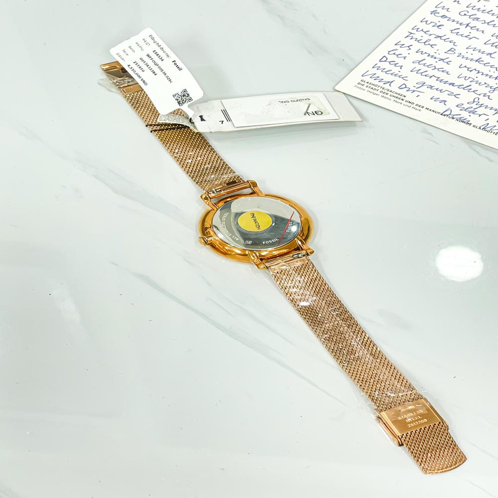 Đồng hồ Fossil Nữ ES4534 Dây Thép Không Gỉ 36mm Đồng hồ Fossil Nữ ES4534 Dây Thép Không Gỉ 36mm - Ảnh 3