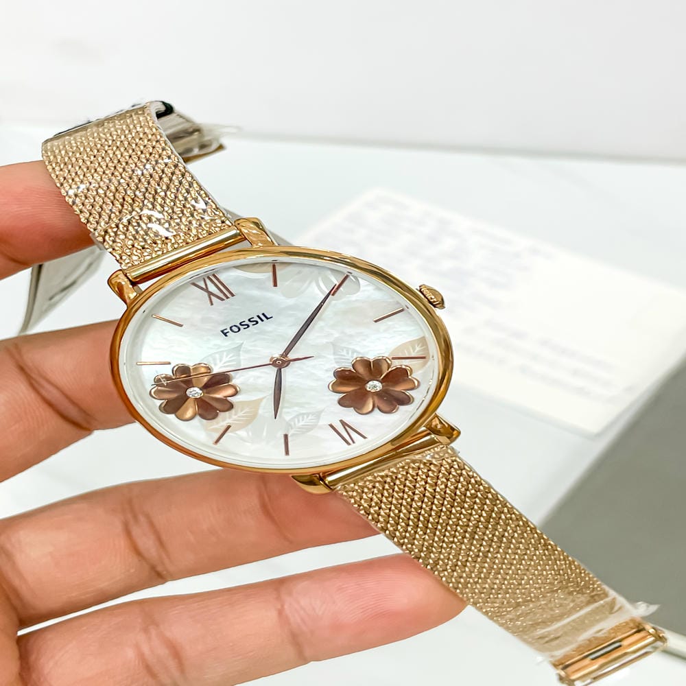 Đồng hồ Fossil Nữ ES4534 Dây Thép Không Gỉ 36mm Đồng hồ Fossil Nữ ES4534 Dây Thép Không Gỉ 36mm - Ảnh 2