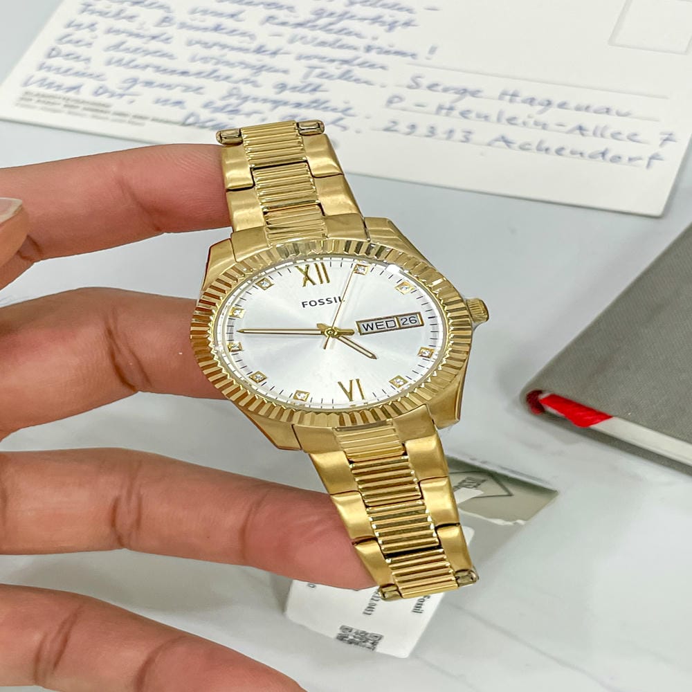 Đồng hồ Fossil Nữ ES5199 Dây Kim Loại 32mm Đồng hồ Fossil Nữ ES5199 Dây Kim Loại 32mm - Ảnh 6