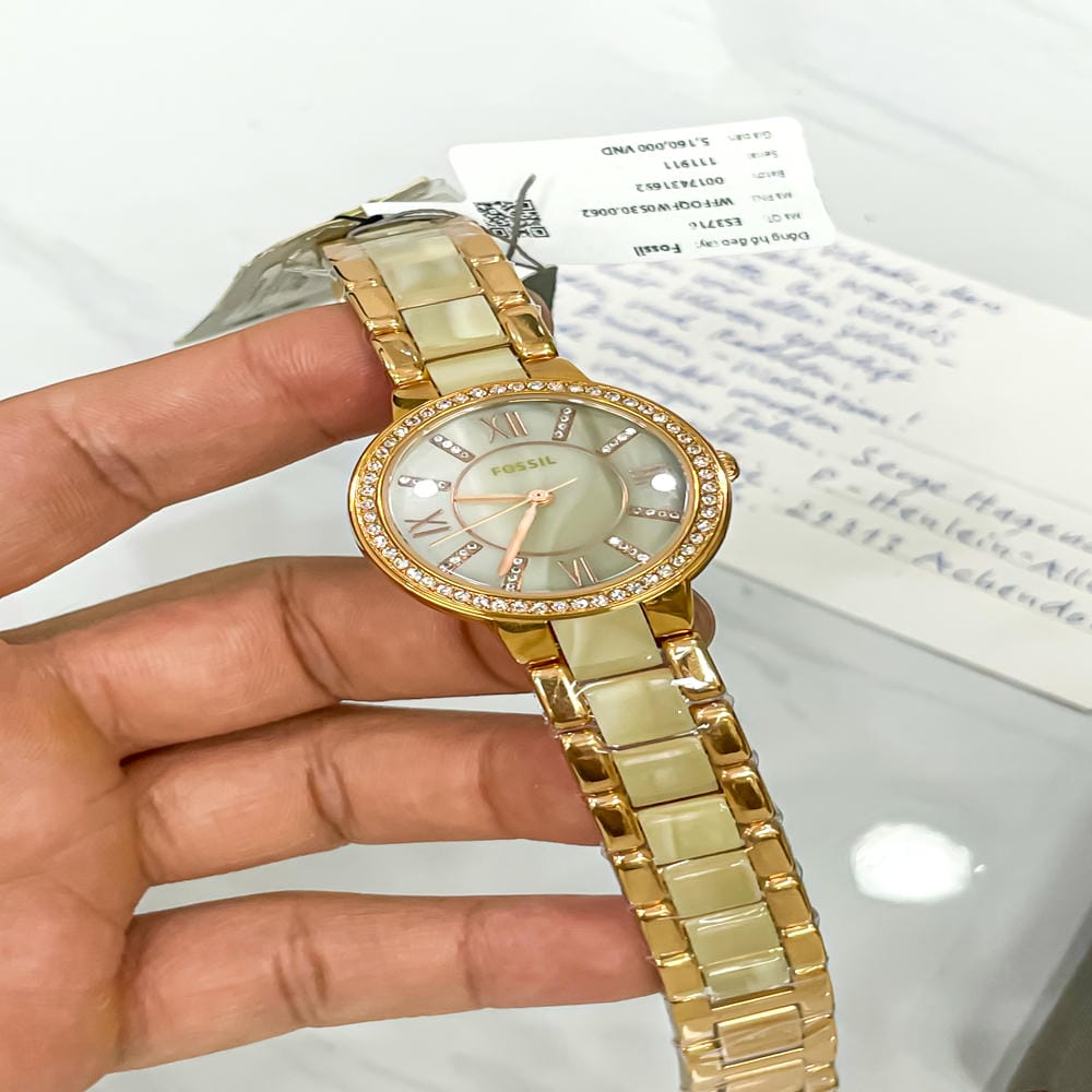 Đồng hồ Fossil Nữ ES3716 Dây Thép Không Gỉ 30mm Đồng hồ Fossil Nữ ES3716 Dây Thép Không Gỉ 30mm - Ảnh 6