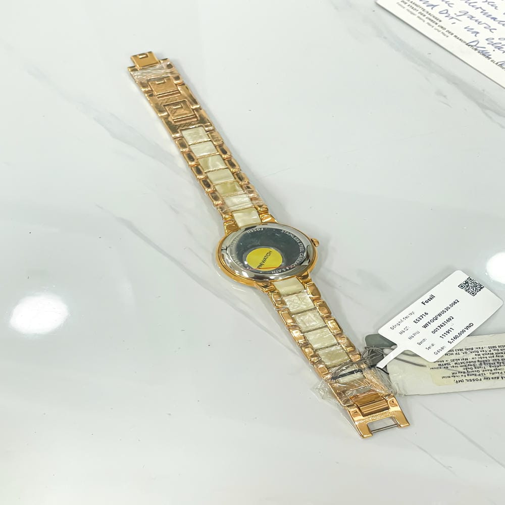 Đồng hồ Fossil Nữ ES3716 Dây Thép Không Gỉ 30mm Đồng hồ Fossil Nữ ES3716 Dây Thép Không Gỉ 30mm - Ảnh 3