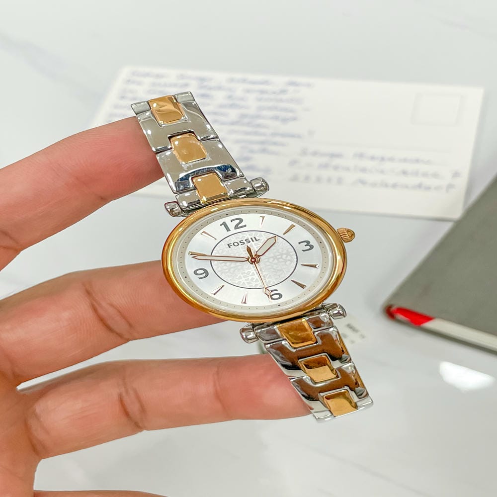 Đồng hồ Fossil Nữ ES5201 Dây Kim Loại 28mm Đồng hồ Fossil Nữ ES5201 Dây Kim Loại 28mm - Ảnh 6