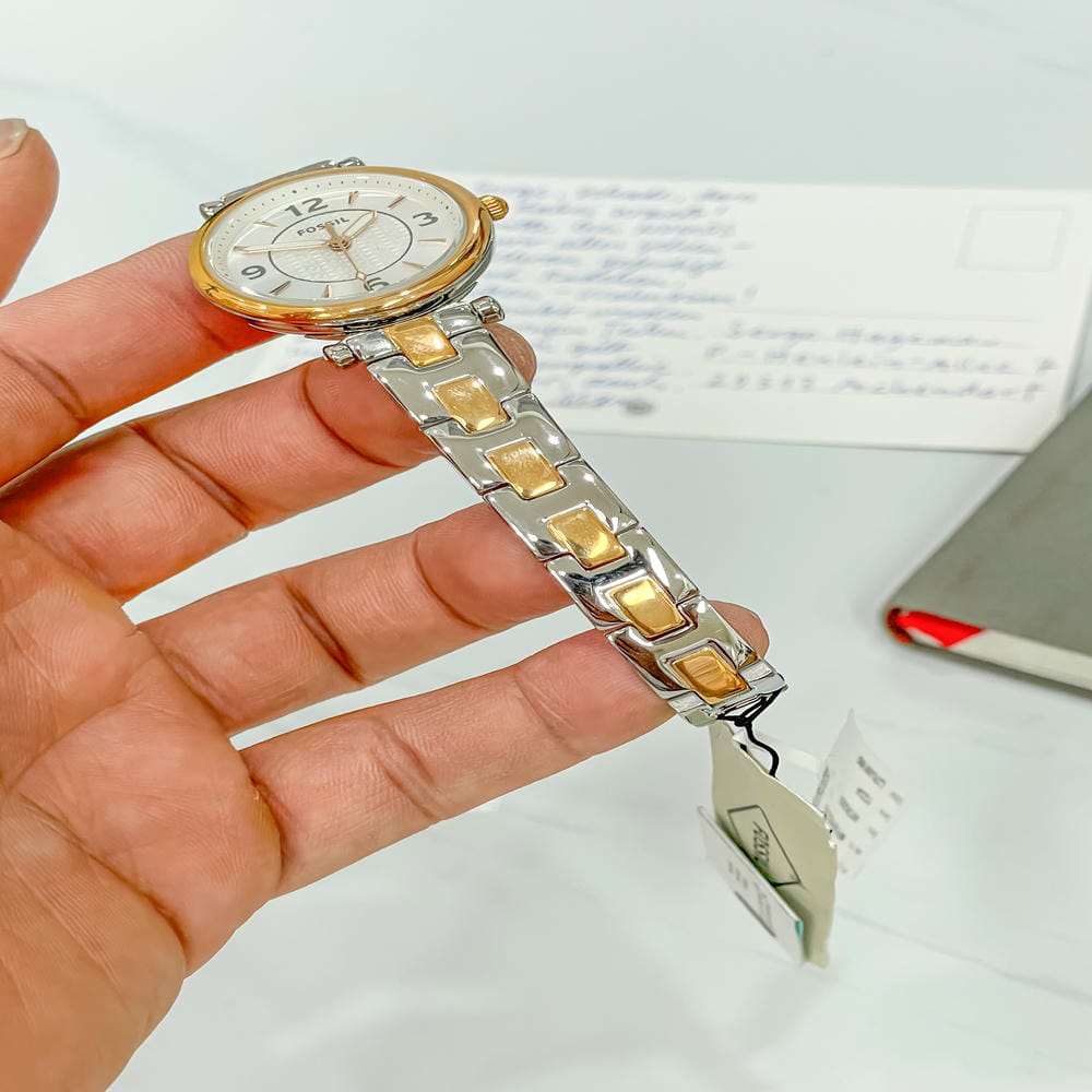 Đồng hồ Fossil Nữ ES5201 Dây Kim Loại 28mm Đồng hồ Fossil Nữ ES5201 Dây Kim Loại 28mm - Ảnh 5