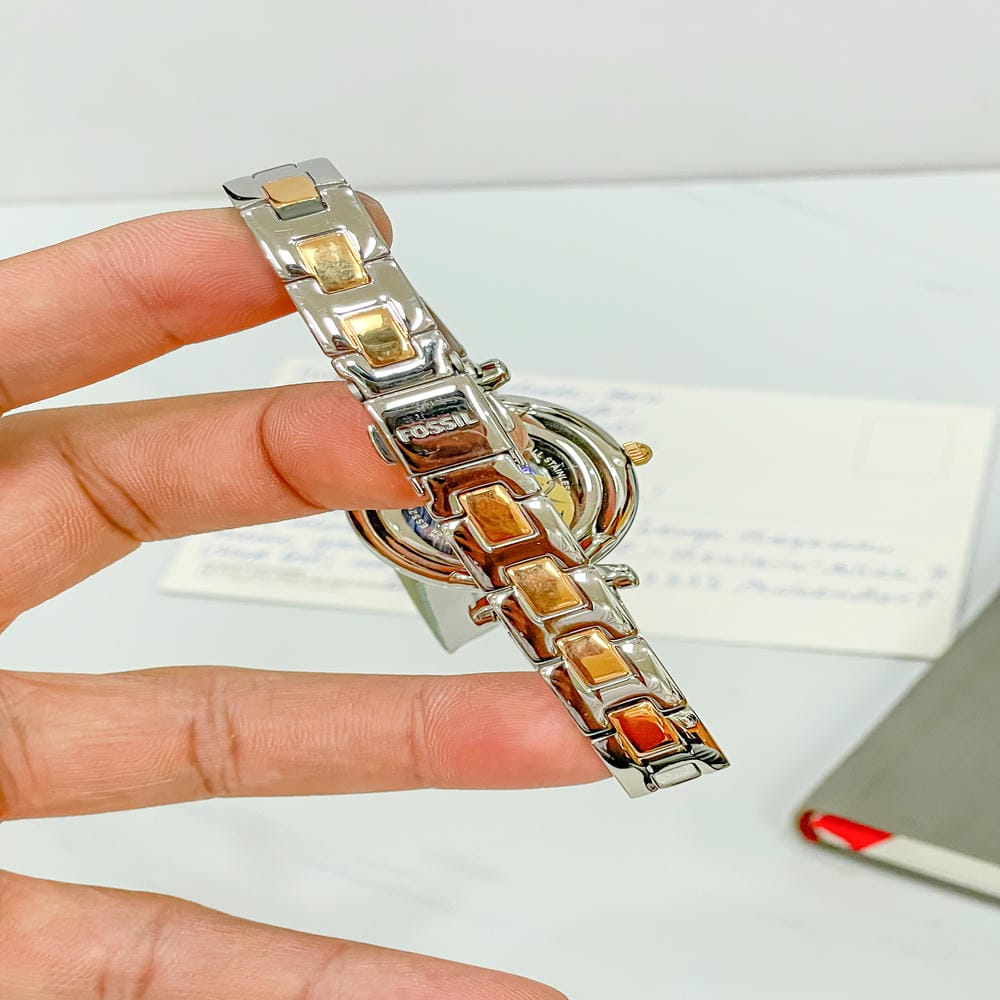 Đồng hồ Fossil Nữ ES5201 Dây Kim Loại 28mm Đồng hồ Fossil Nữ ES5201 Dây Kim Loại 28mm - Ảnh 4