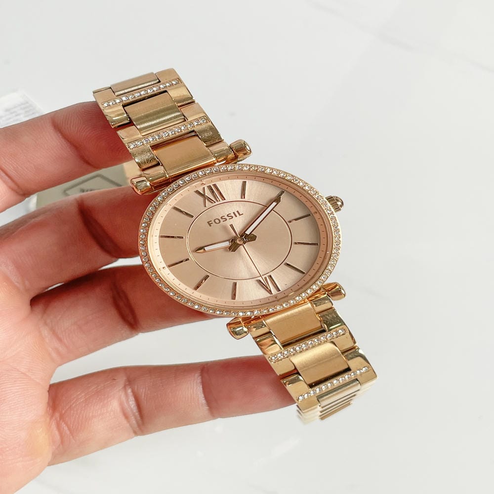 Đồng hồ Fossil Nữ ES4301 Dây Thép Không Gỉ 35mm Đồng hồ Fossil Nữ ES4301 Dây Thép Không Gỉ 35mm - Ảnh 6