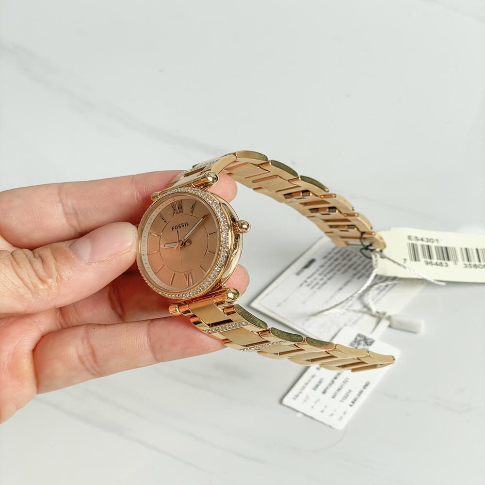 Đồng hồ Fossil Nữ ES4301 Dây Thép Không Gỉ 35mm Đồng hồ Fossil Nữ ES4301 Dây Thép Không Gỉ 35mm - Ảnh 2