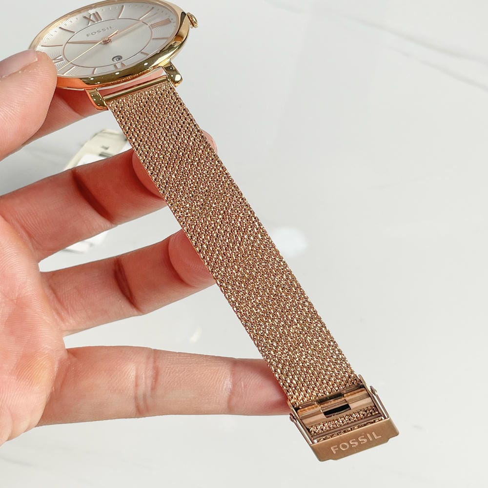 Đồng hồ Fossil Nữ ES4352 Dây Mesh 36mm Đồng hồ Fossil Nữ ES4352 Dây Mesh 36mm - Ảnh 5
