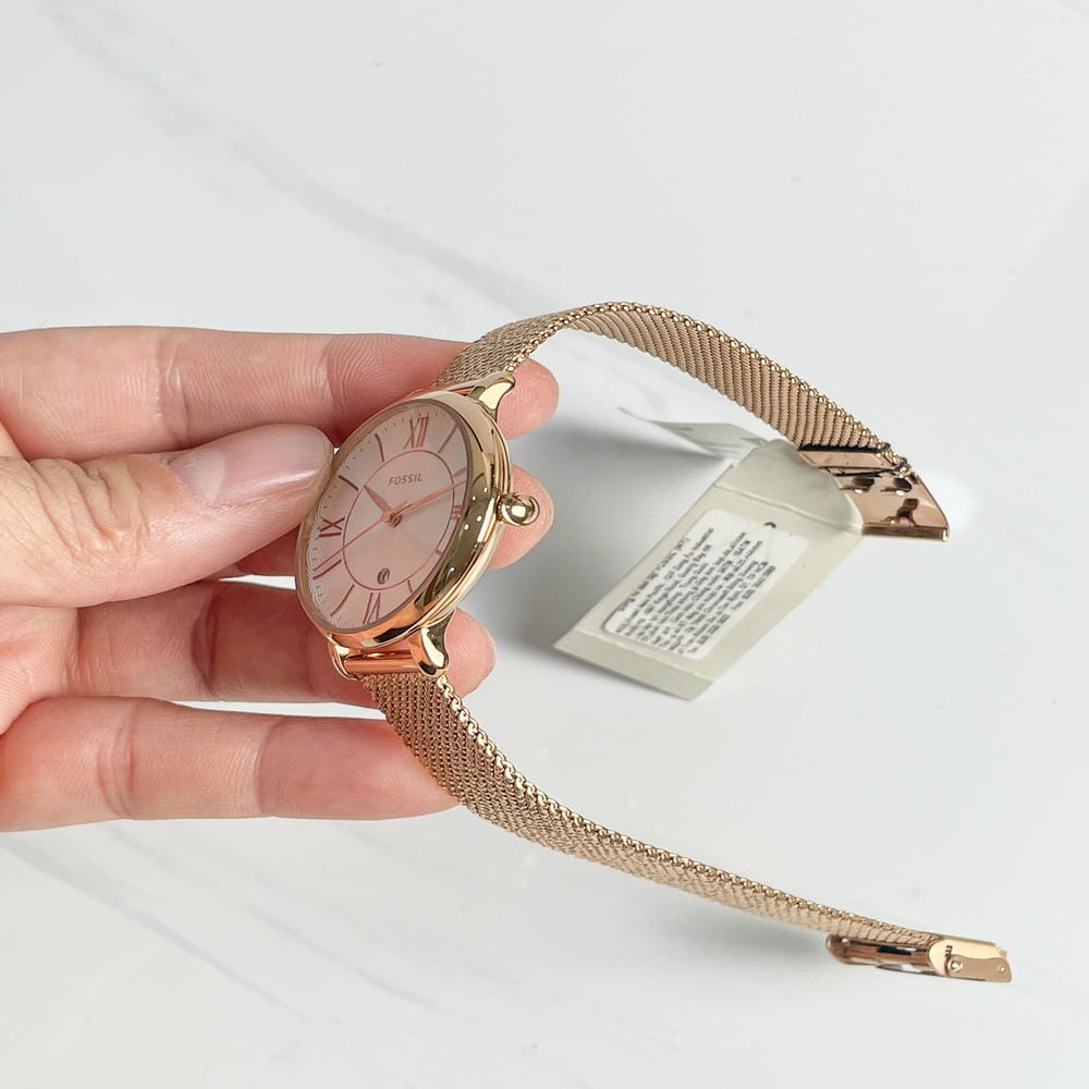 Đồng hồ Fossil Nữ ES4352 Dây Mesh 36mm Đồng hồ Fossil Nữ ES4352 Dây Mesh 36mm - Ảnh 2