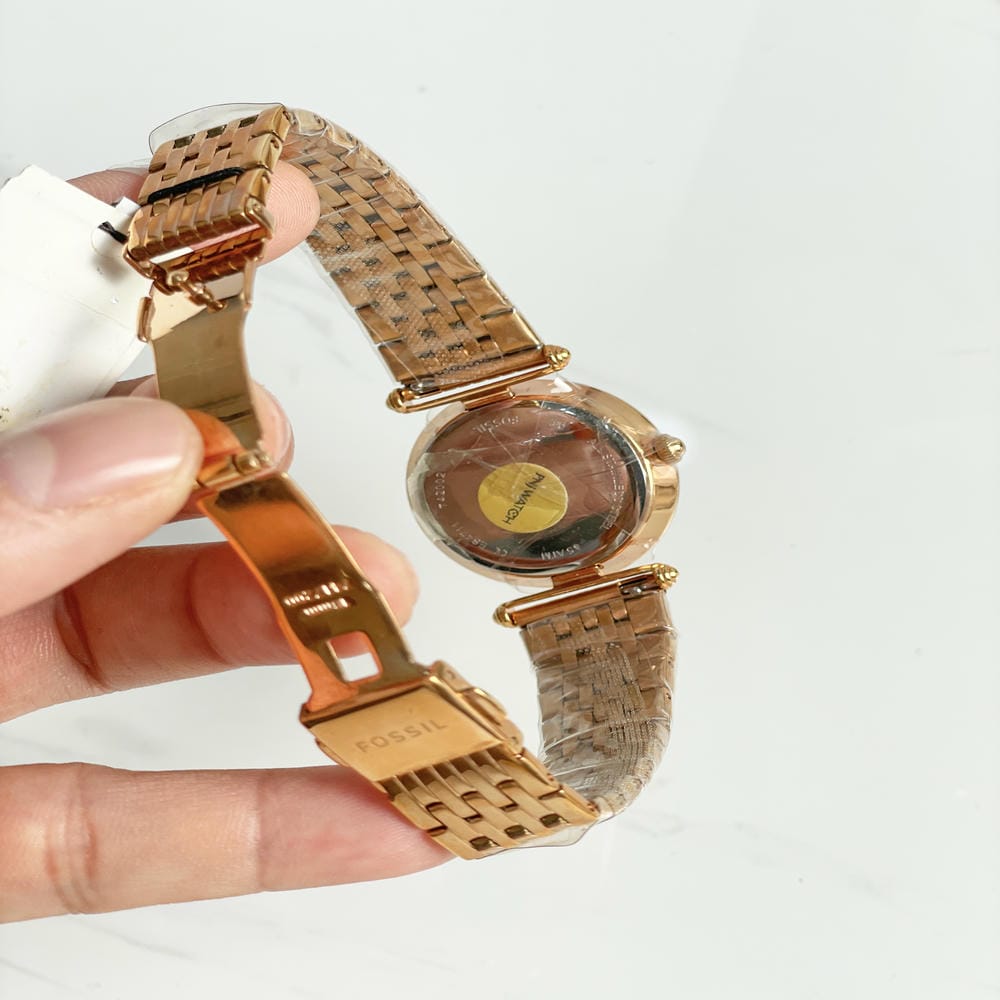 Đồng hồ Fossil Nữ ES4711 Dây Thép Không Gỉ 32mm Đồng hồ Fossil Nữ ES4711 Dây Thép Không Gỉ 32mm - Ảnh 3