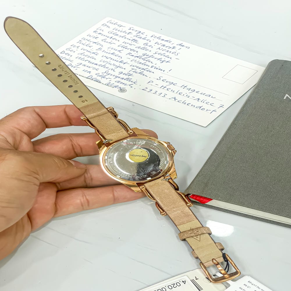 Đồng hồ Fossil Nữ ES3466 Dây Da 38mm Đồng hồ Fossil Nữ ES3466 Dây Da 38mm - Ảnh 3