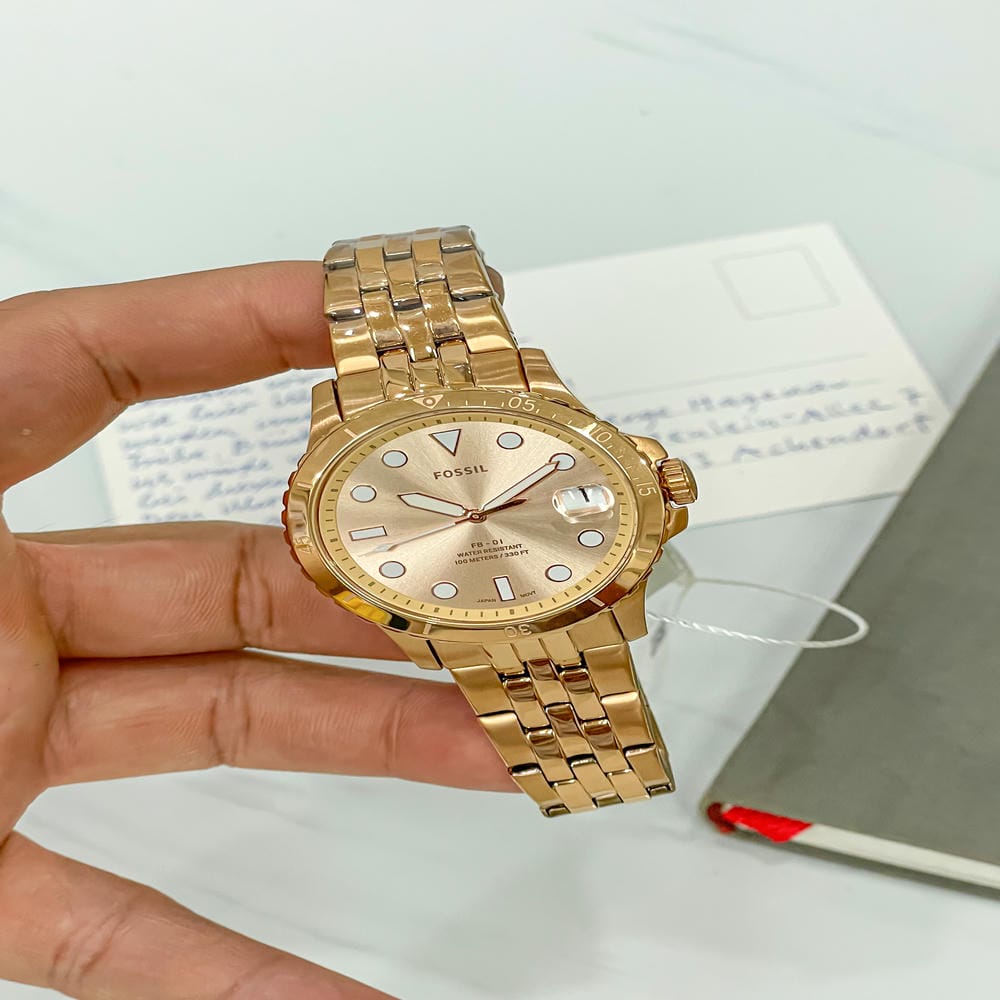 Đồng hồ Fossil Nữ ES4748 Dây Thép Không Gỉ 36mm Đồng hồ Fossil Nữ ES4748 Dây Thép Không Gỉ 36mm - Ảnh 6