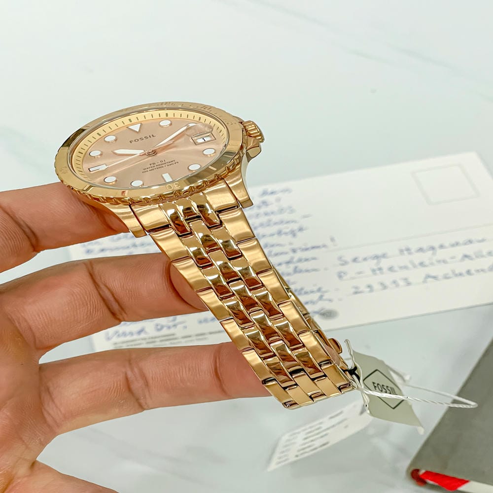 Đồng hồ Fossil Nữ ES4748 Dây Thép Không Gỉ 36mm Đồng hồ Fossil Nữ ES4748 Dây Thép Không Gỉ 36mm - Ảnh 5