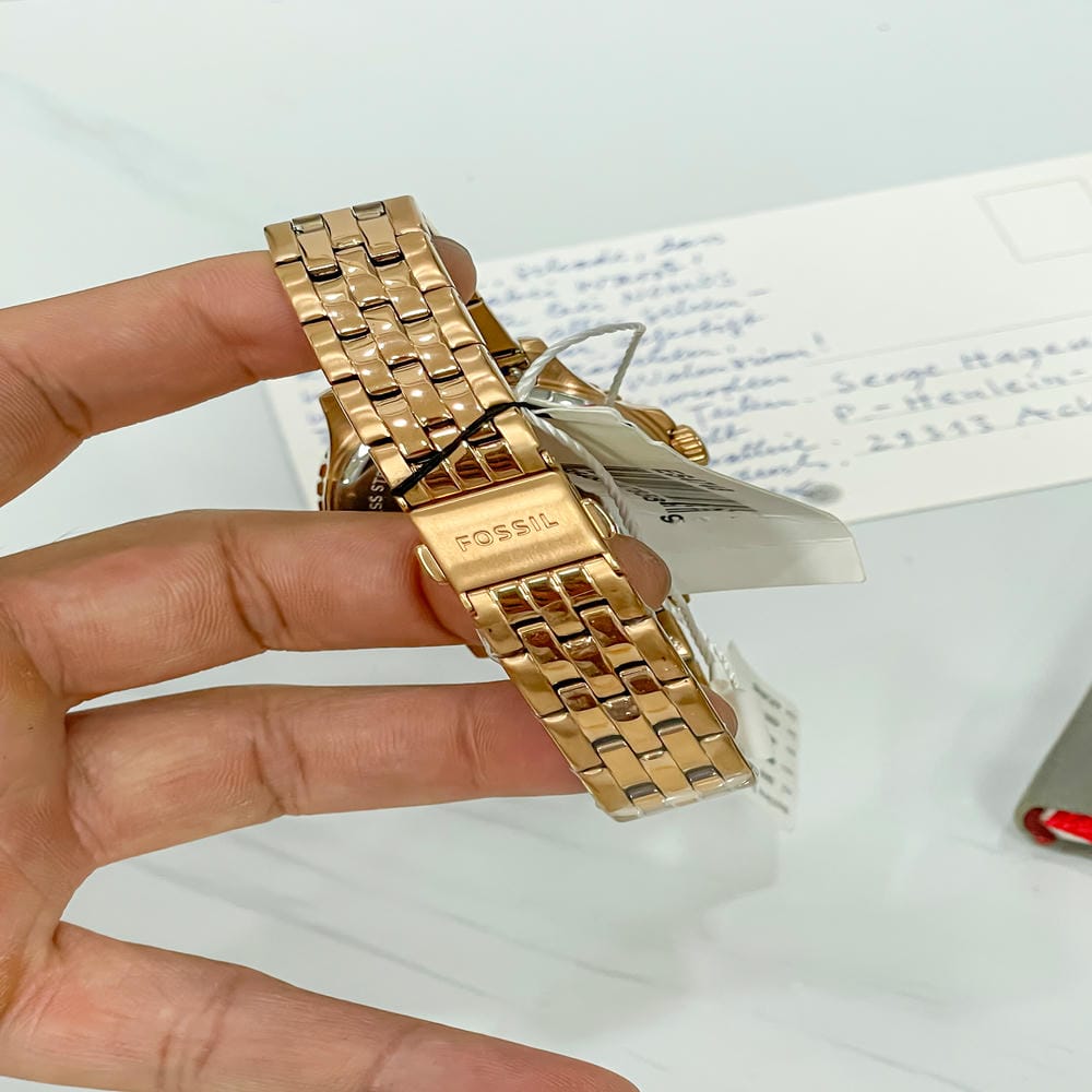 Đồng hồ Fossil Nữ ES4748 Dây Thép Không Gỉ 36mm Đồng hồ Fossil Nữ ES4748 Dây Thép Không Gỉ 36mm - Ảnh 4