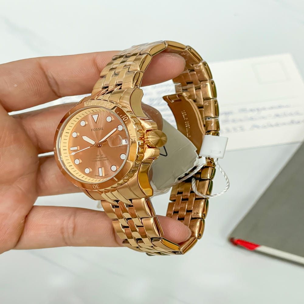 Đồng hồ Fossil Nữ ES4748 Dây Thép Không Gỉ 36mm Đồng hồ Fossil Nữ ES4748 Dây Thép Không Gỉ 36mm - Ảnh 2